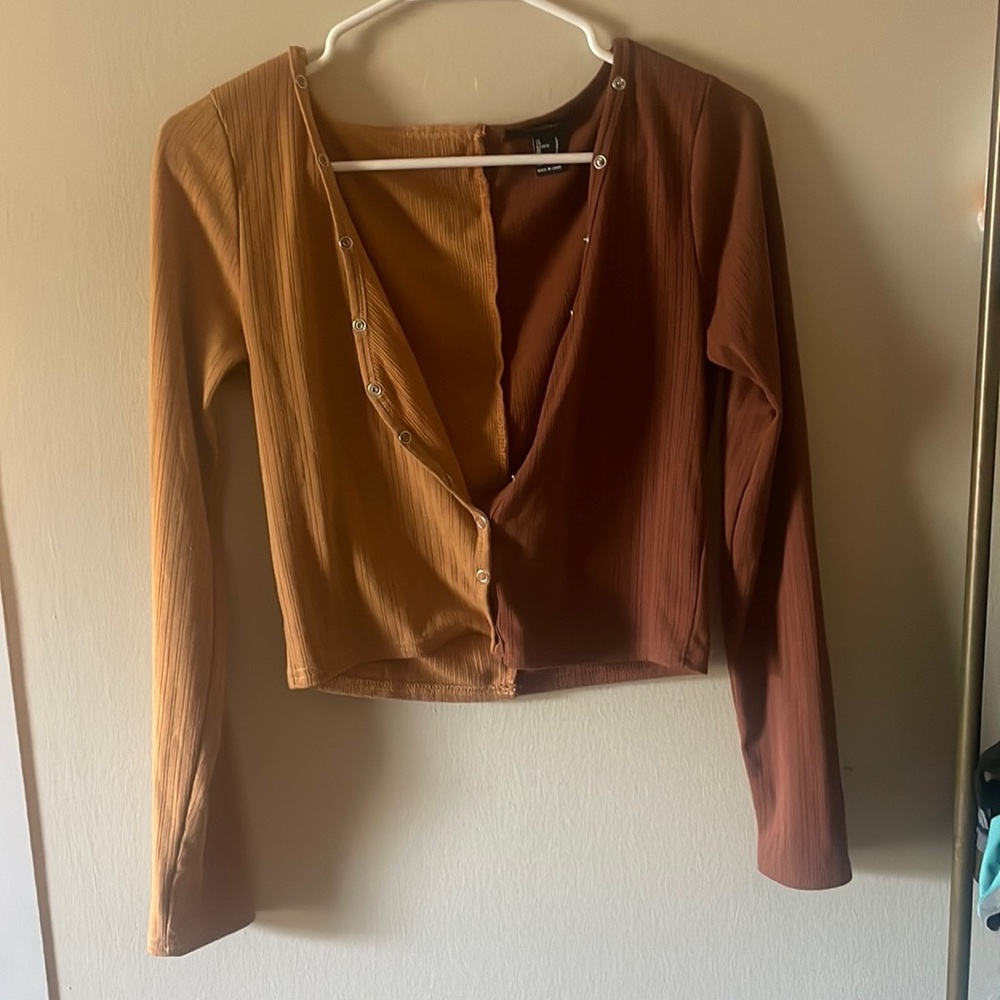 2 color Crop Top